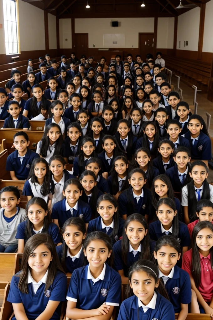 We are a group of 7th grade young people from the Larrañaga high school made up of 26 students.. We are all between 12 and 13 years old. The Larrañaga school is Catholic, which means that we have Pastoral and we go to Church.
It is a very hyperactive group but in terms of work we work very well. Often our director named Maria comes to talk about our behavior.