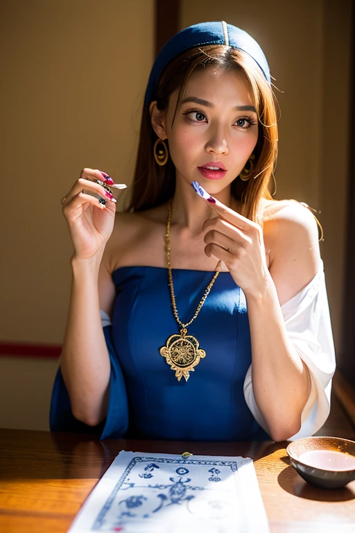 Fortune telling woman