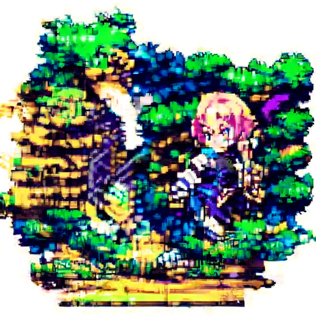 the very same person character chips , masterpiece , 6 poses (put out one's left foot , put out one's right foot , 2 front-facing poses , 2 back poses),best quality , pixel , pixel art , xiangsu , xiang su , sequence frames , walking , 1 girl , fantasy clothes , full body , white background , heroine , sexy , chibi , Highly Exposed , pink clothes , pink hair , walking frame
