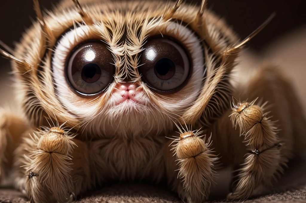 ((best quality)), ((masterpiece)), (detailed),cute kawaii  spider, big eyes