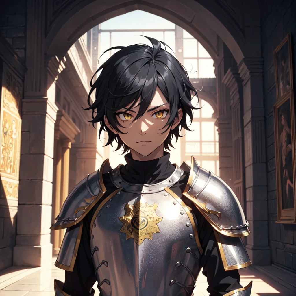 128K Ultra High Definition,
128K Ultra High Quality,
128K Ultra High Resolution,
Best Definition,
Best Quality,
Best Resolution,
Perfectly Detailed,
Perfectly Designed,
Extremely Detailed,
Extremely Designed,
Hyper Detailed,
Hyper Definition,
Hyper Quality,
Hyper Resolution,
Masterpiece,
(((Anime))),
Body Shot,
(((Boy))),
Handsome,
Muscular Body,
(((Black Mid Hair))),
(((Yellow Eyes))),
(((Silver Warlord Armor))),
(((Inside Of Medieval Royal Palace Background Scenery))),