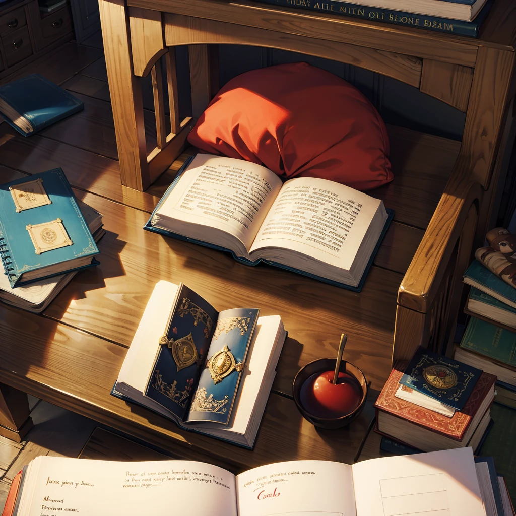tale book in the table