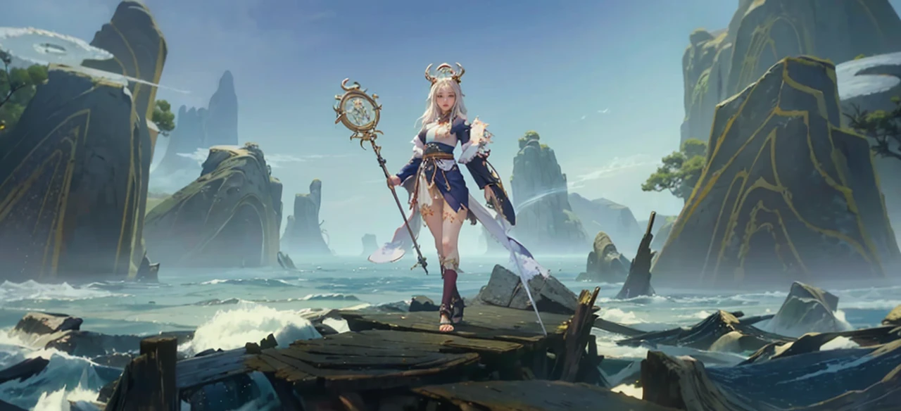 (1girl:1.3),solo,__body-parts__,
official art, unity 8k wallpaper, ultra detailed, beautiful and aesthetic, beautiful, masterpiece, best quality,Fantastical Atmosphere, Calming Palette, Tranquil Mood, Soft Shading,
Miko priestess, charm spell, talisman familiar, shrine maiden duties,