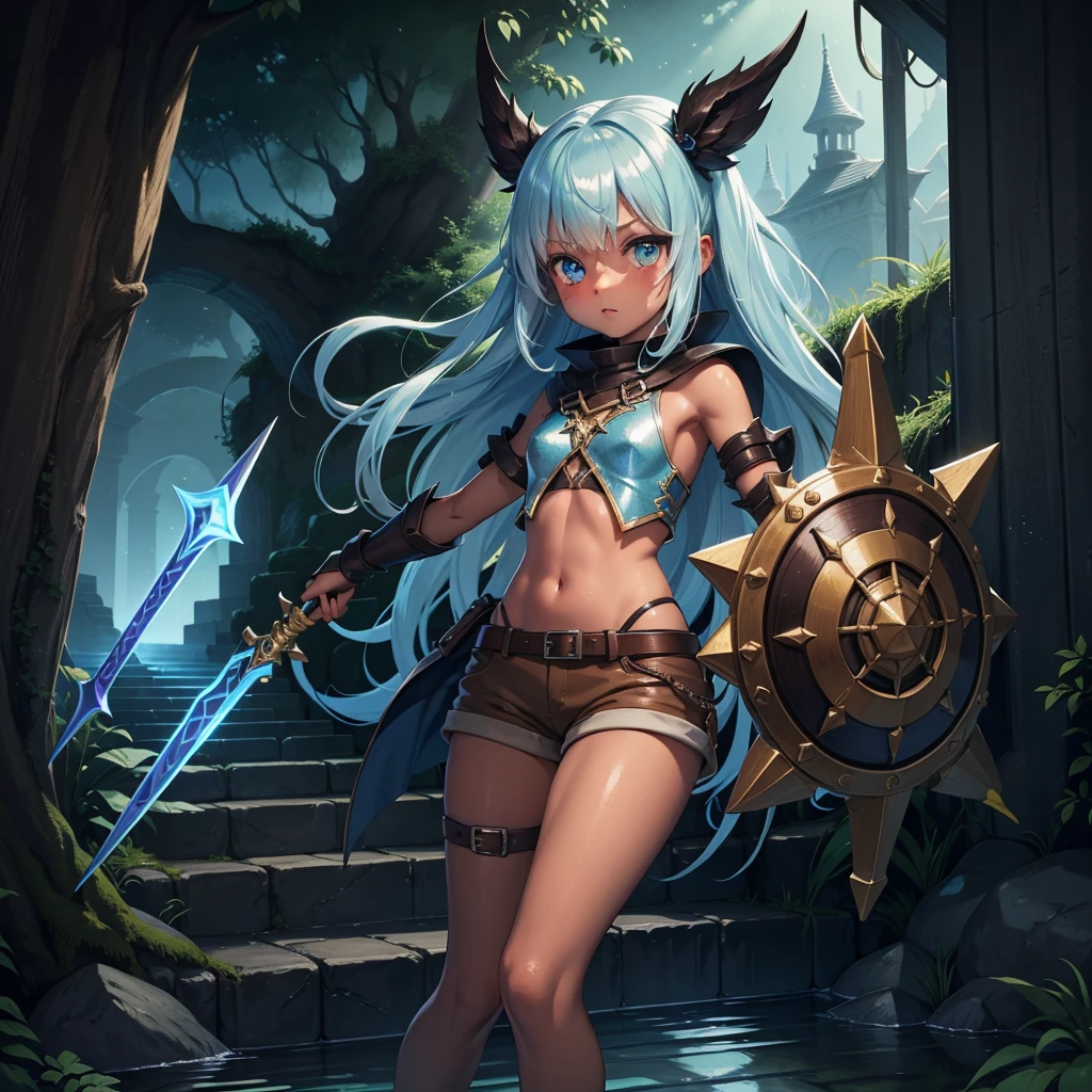 A Semi-Pure Elf with Infinite Strength who uses a club