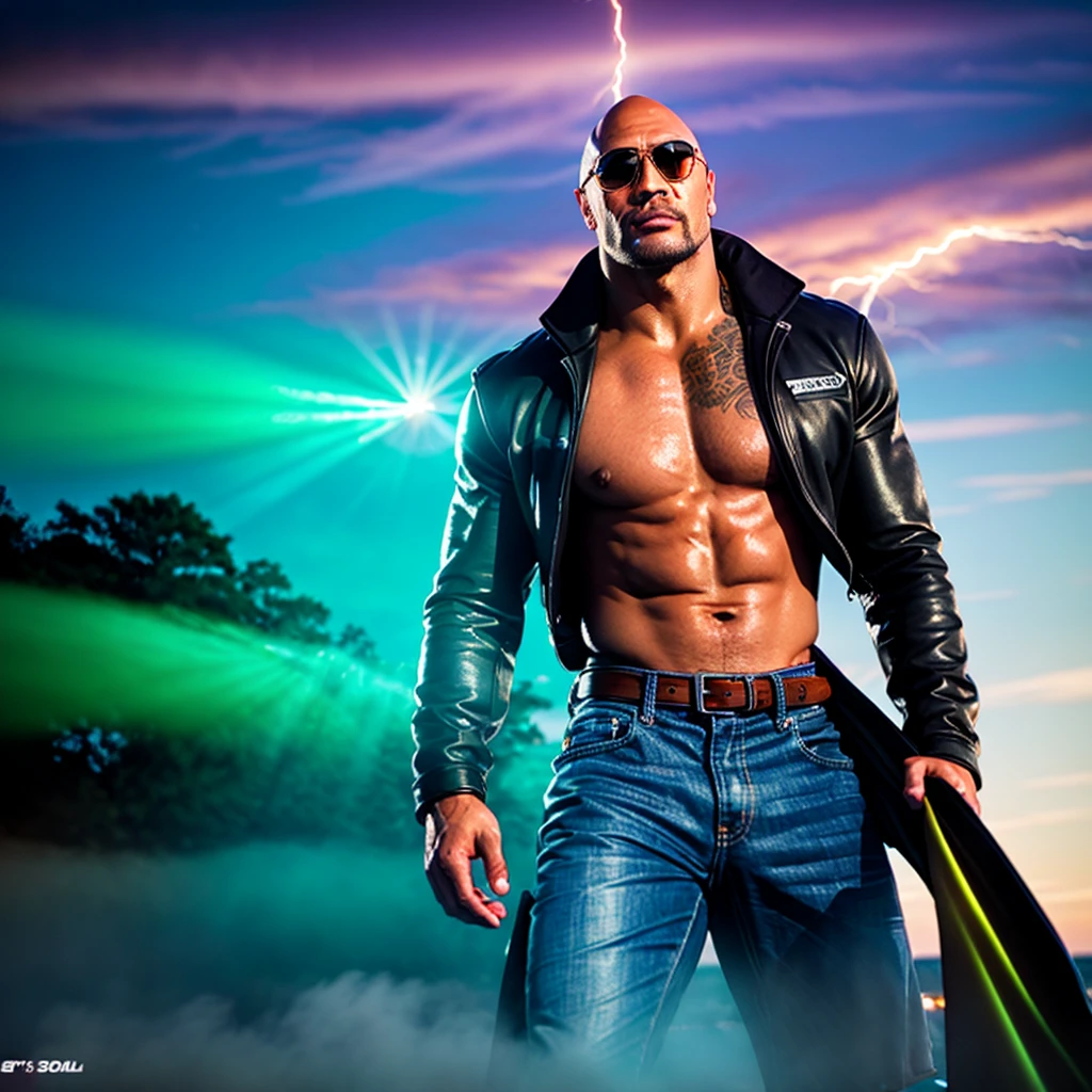 Dwayne Johnson photo of th3r0ck a strong man with muscular arms and a chiseled physique, naturalistic background, vibrant colors, professional lighting, photorealistic rendering, high-resolution image, detailed facial features, intense gaze. symmetrical meticulously intricate ultra_high-details luminescence volumetric lightning contrast ultra_high-resolution ultra professional Photorealistic ultra_high_quality ultra_sharp-focus accurate max perfection reflex extreme improved Octane-rendered opengl-shaders glsl-shader XT3 DSLR UnrealEngine5 romm rgb pbr vivid sundrop color-coded shading volumetric Lightning contrast vivid backlight cinematic moonlight, Saturate, reflection, --v 6 --s 1000 --c 20 --q 5