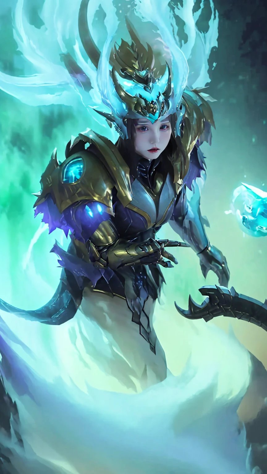 (8k, best quality, masterpiece:1.2), (realistic, photo-realistic:1.37), ultra-detailed,
A detailed portrait of 2 girl 21 year old girl, fantasy character, blue eyes, tosca hair color, detail face, pale skin, perfect abs, face facing the camera, wearing queen costumes, zodiac suit. The scene is illuminated with professional lighting, photon mapping, and radiosity, with Tetsuya Nomura Style and a zodiac feel, gemini cosplay, zodiac gemini vibes. In the dark forest river terrible background with blur or bokeh effect, neon details, realistic light.