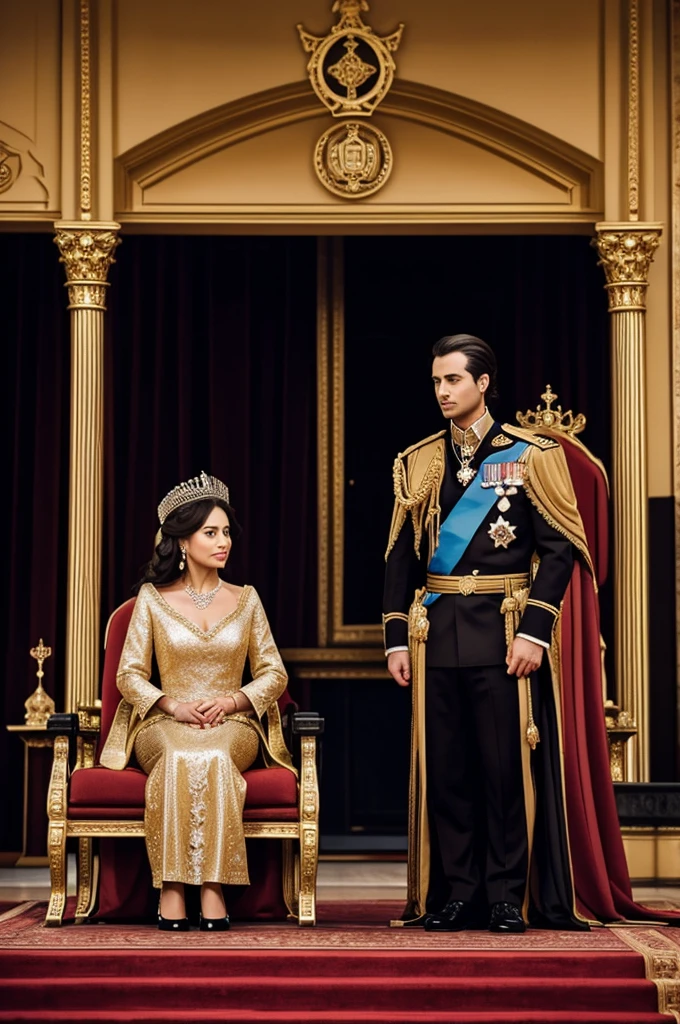 King and queen absolute monarchy logos
