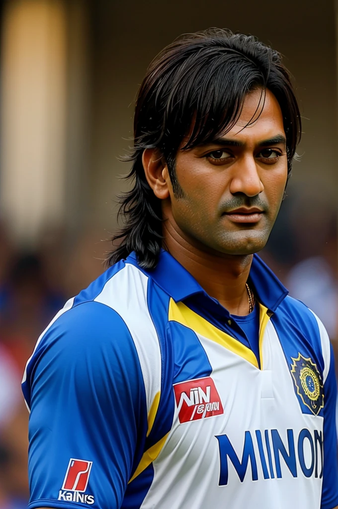 Please create me Ms Dhoni photo