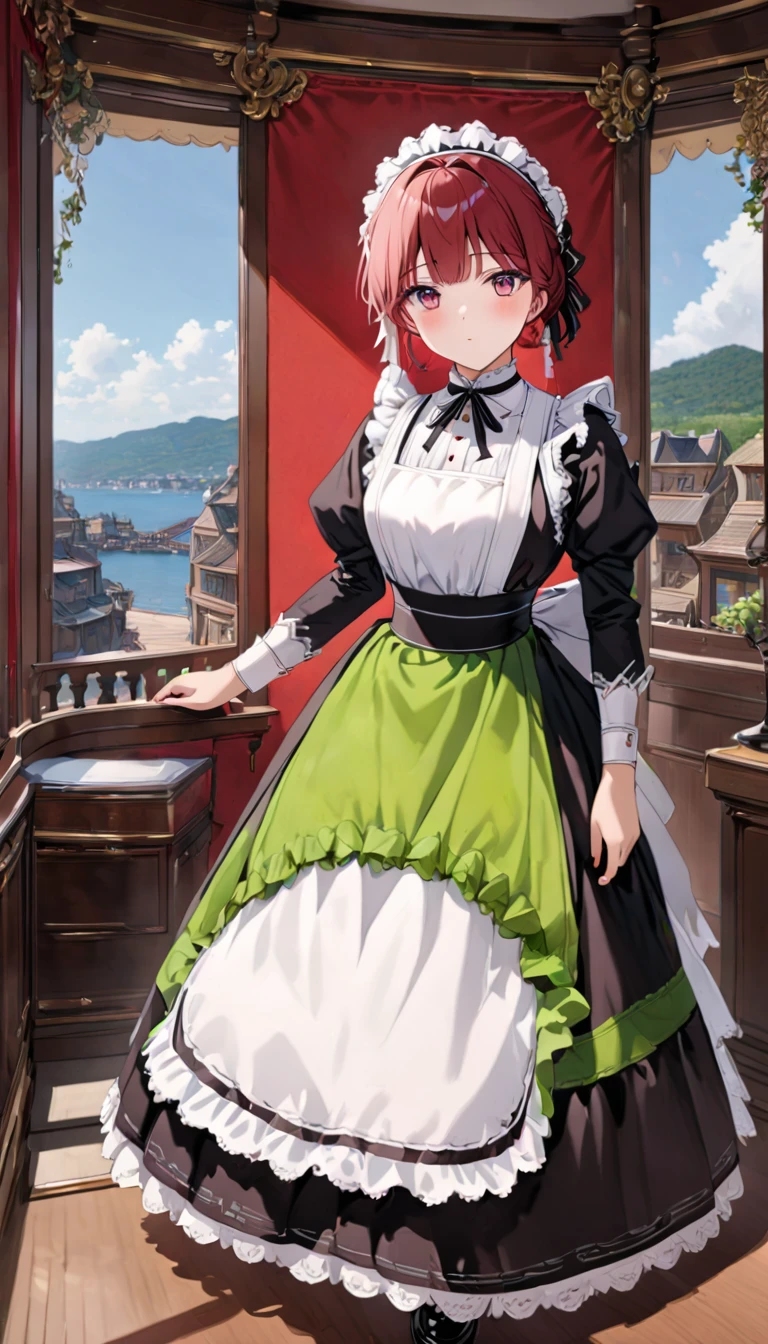 2Women\(Victorian Maid,Black long dress,whole body\), break ,background\(internal,Victorian Room,wonderful\), break ,quality\(8K,非常に精細なCGユニットのwallpaper, masterpiece,High resolution,top-quality,top-quality real texture skin,Surreal,Increase the resolution,RAW Photos,最高quality,Very detailed,wallpaper,Cinema Lighting,Ray-tracing,Golden Ratio\),(landscape)
