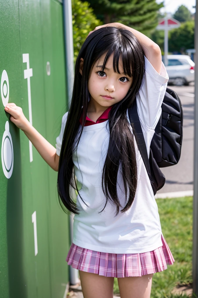 black　longhair　naked　loli　shortstature　schoolstudent　real