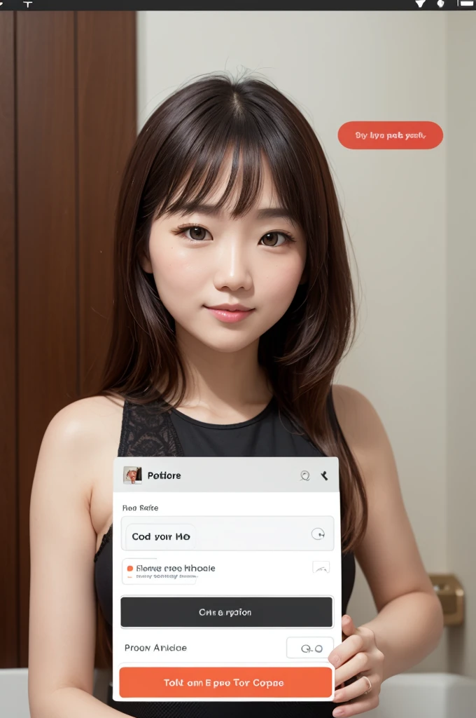 Create a profile photo for the Shopee platform