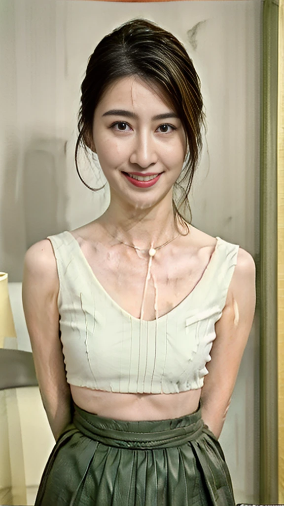 View your viewers,((Highest quality、Highest quality、Real Humans、)), (Very detailed), (Highly detailed CG uniform 8K wallpaper), Very detailed, High-resolution RAW color photos, Professional photography,(((artwork、Tube top bra、Rope Bondage,Bondage in detail with photos、Tortoiseshell binding、Arms are tied behind the back、Tied up with rope、facial,Excessive ,Photo details Semen、Upper body photo、))),The background is the hotel、