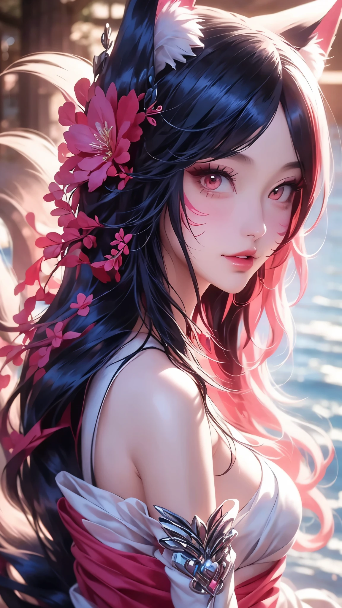 Certainly! Here is the prompt in English:
"A beautiful foreigner with a half-Japanese appearance, resembling a Zashiki-warashi, with fair, radiant, and smooth skin. Close-up of the face."
