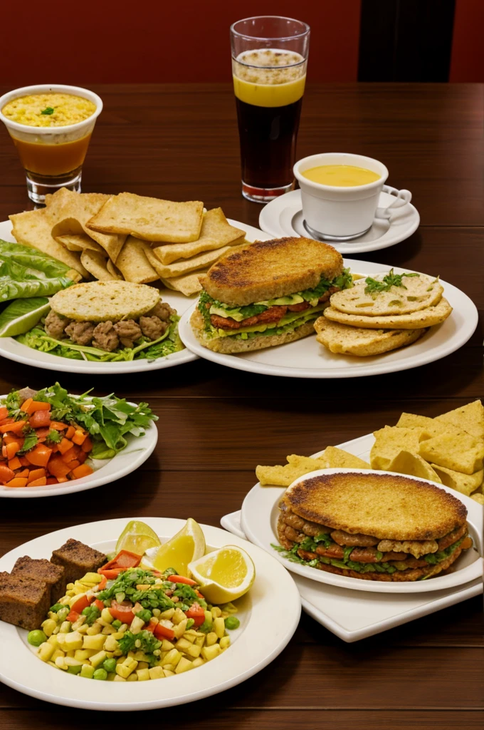 Menu of typical Paraguayan foods in San Juan 