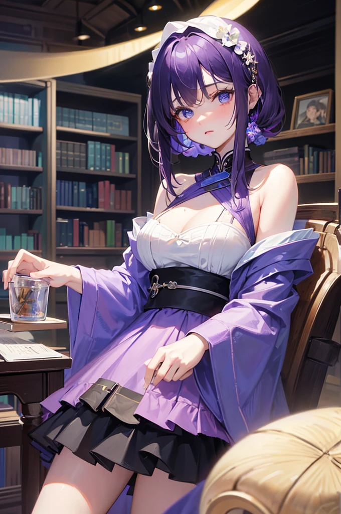 Murasaki Shikibu masturbating while writing an erotic novel