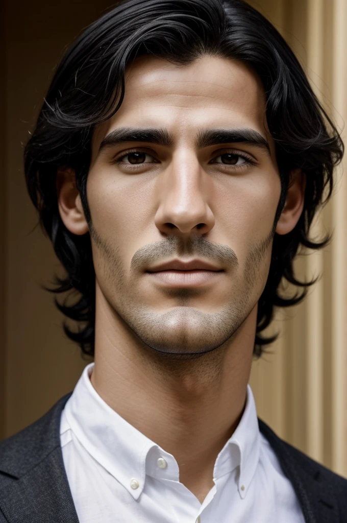 You can make a man with black hair, a big nose, a white complexion and he is from Spain.