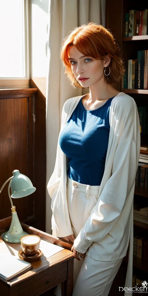 1 girl, it will be, look at viewer, white hair, do not have anything, cat ears, cat tail, white shirt, open clothes, Russian city, Ba-Shiroko