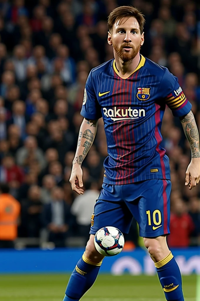 Messi in ai world 