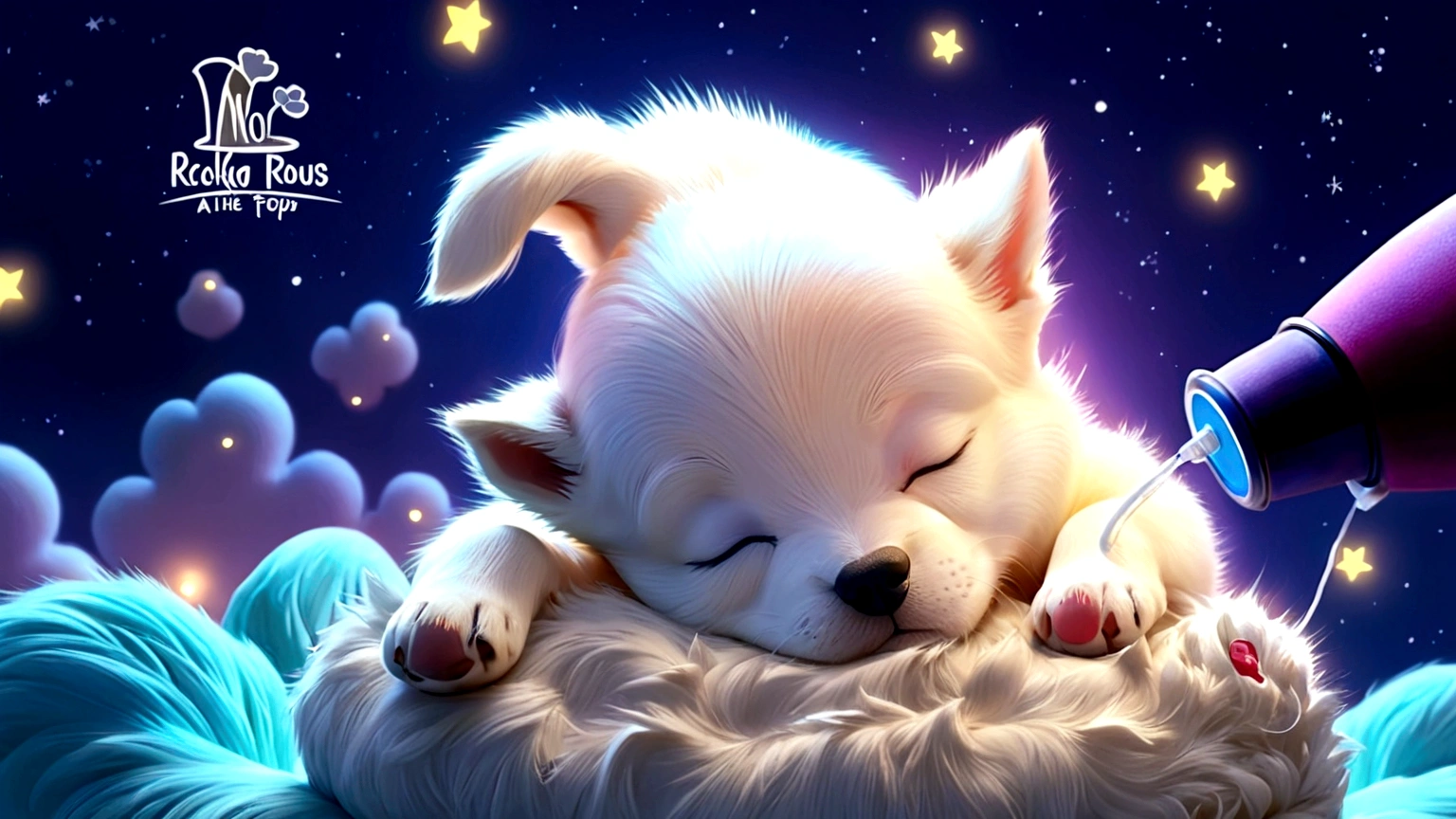 cute puppy sleeping