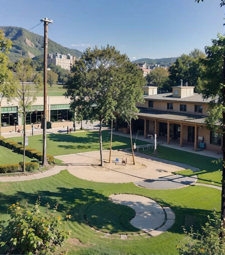 Elementary school playground