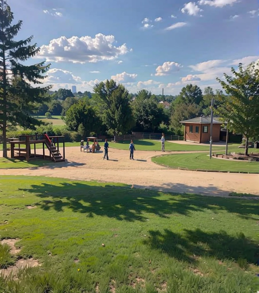 Elementary school playground