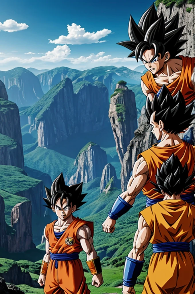 Fund of the.place where Goku and Vegeta fought