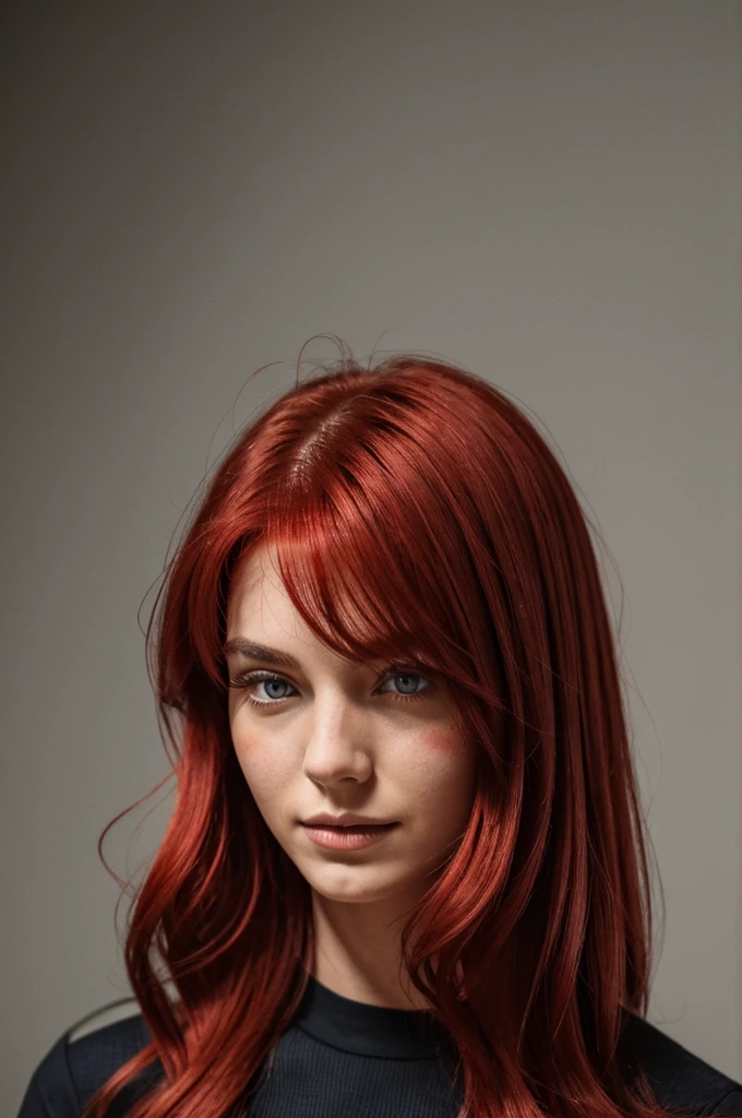 A pure metal, scarlet reddish color with imperfections