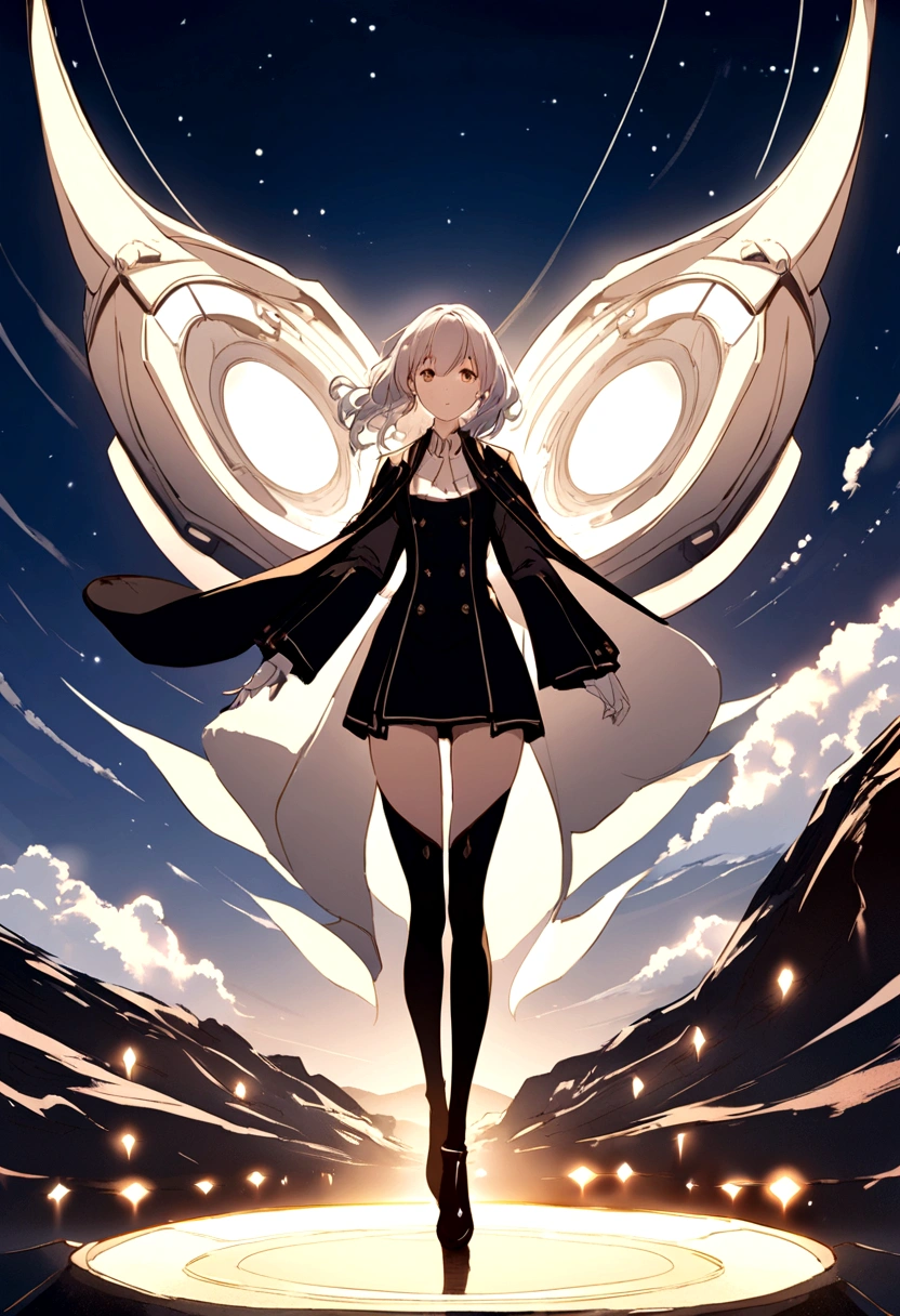 A stylish illustration that could be the cover of a light novel