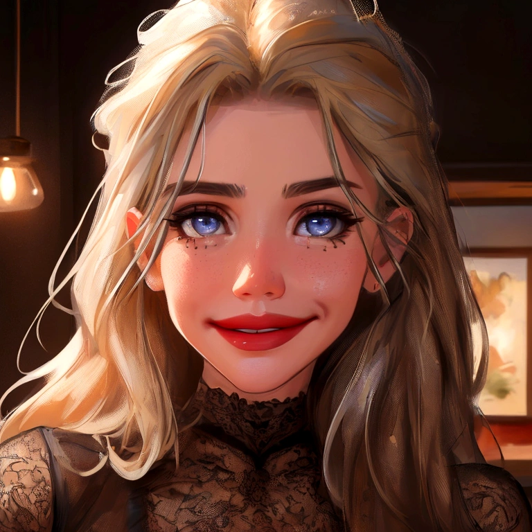 1girl, intricate detailed face, beautiful detailed eyes, beautiful detailed lips, extremely detailed face and eyes, long eyelashes, blonde hair, young female, sitting on a high barstool, sexy attire, revealing clothing, sensual pose, alluring gaze, spread legs, surrounded by men staring viciously, hyper detailed, ultra realistic, photorealistic, 8k, best quality, masterpiece, cinematic lighting, dramatic shadows, vibrant colors, anime style