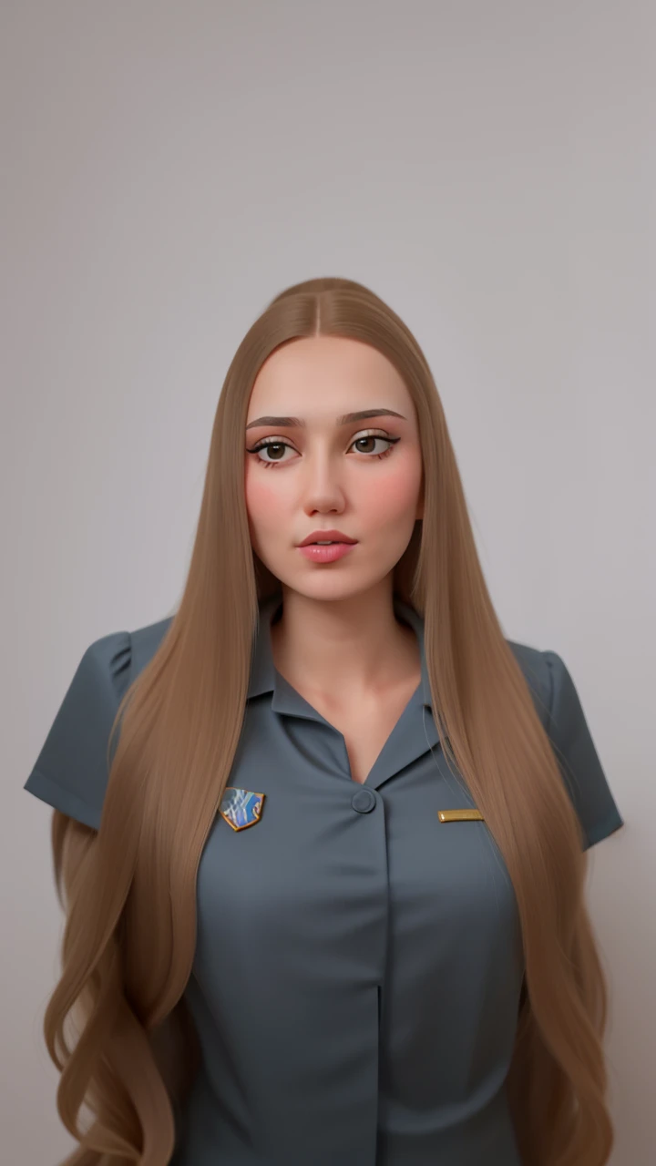there is a woman with long hair and a tie on, moleksandra shchaslyva, julia gorokhova, angelina stroganova, alina ivanchenko, anastasia ovchinnikova, viktoria gavrilenko, sofia emelenko, Aleksandra Waliszewska, full - face close - up portrait, maria panfilova
