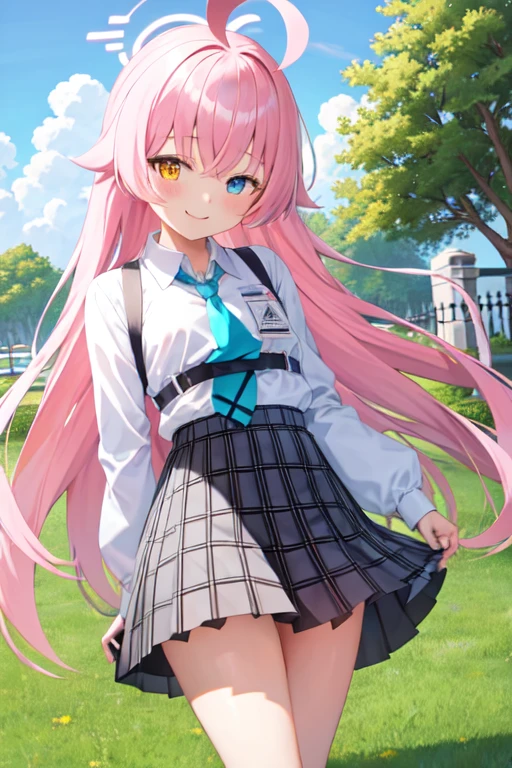 masterpiece, Highest quality, Super detailed, One girl, Hoshino, White shirt, Pleated skirt, smile, Are standing, Outdoor,
比基尼,	jumping