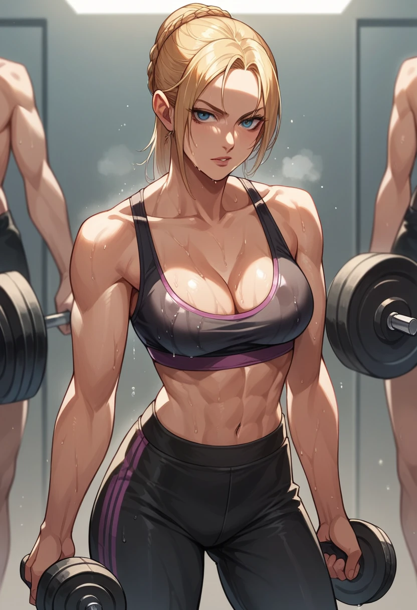 Nina Williams Tekken working out wet