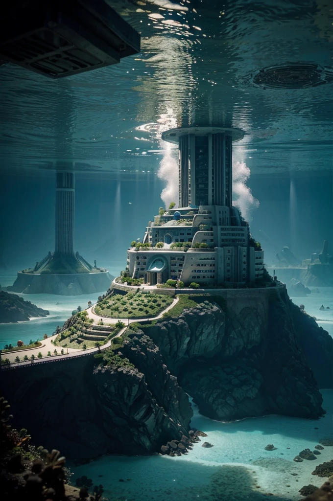 Fitiristic underwater city