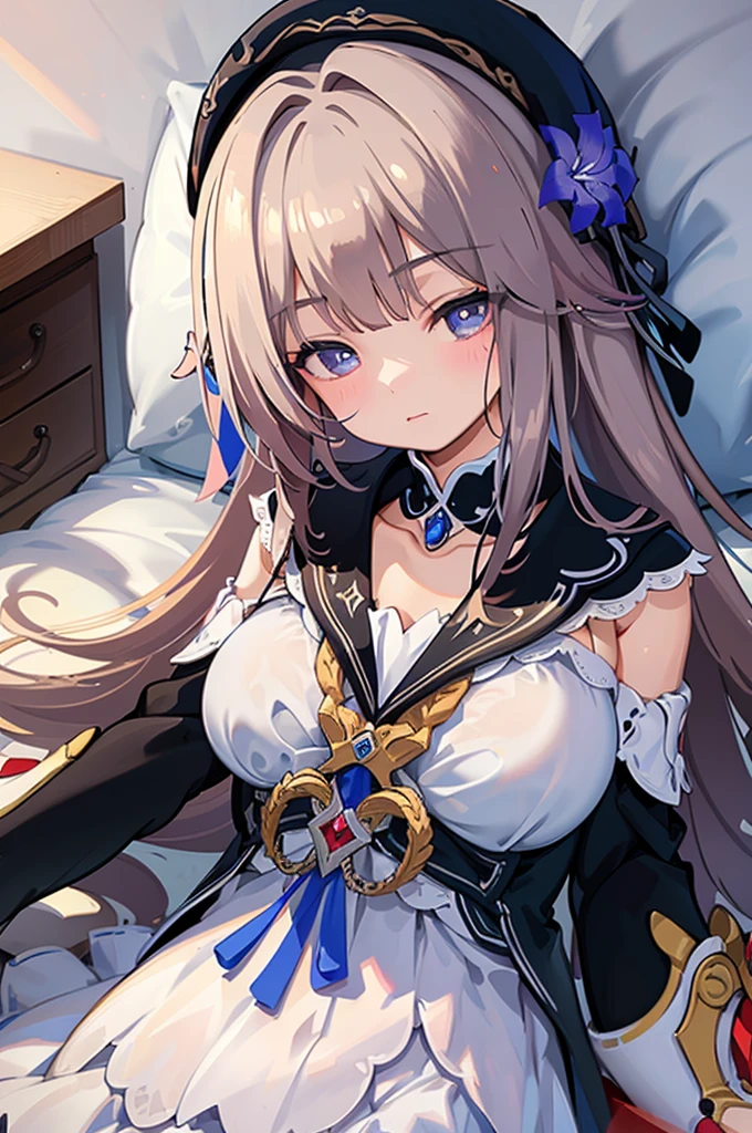 (Sleeping,Lying,Masterpiece, Top Quality, Top Quality, Official Art, Beautiful, Aesthetic:1.2), (1 girl), Highly Detailed Eyes, (Jittery Eyes), Most Detailed, (Perfect Face), Lustrous Skin, High Resolution,.