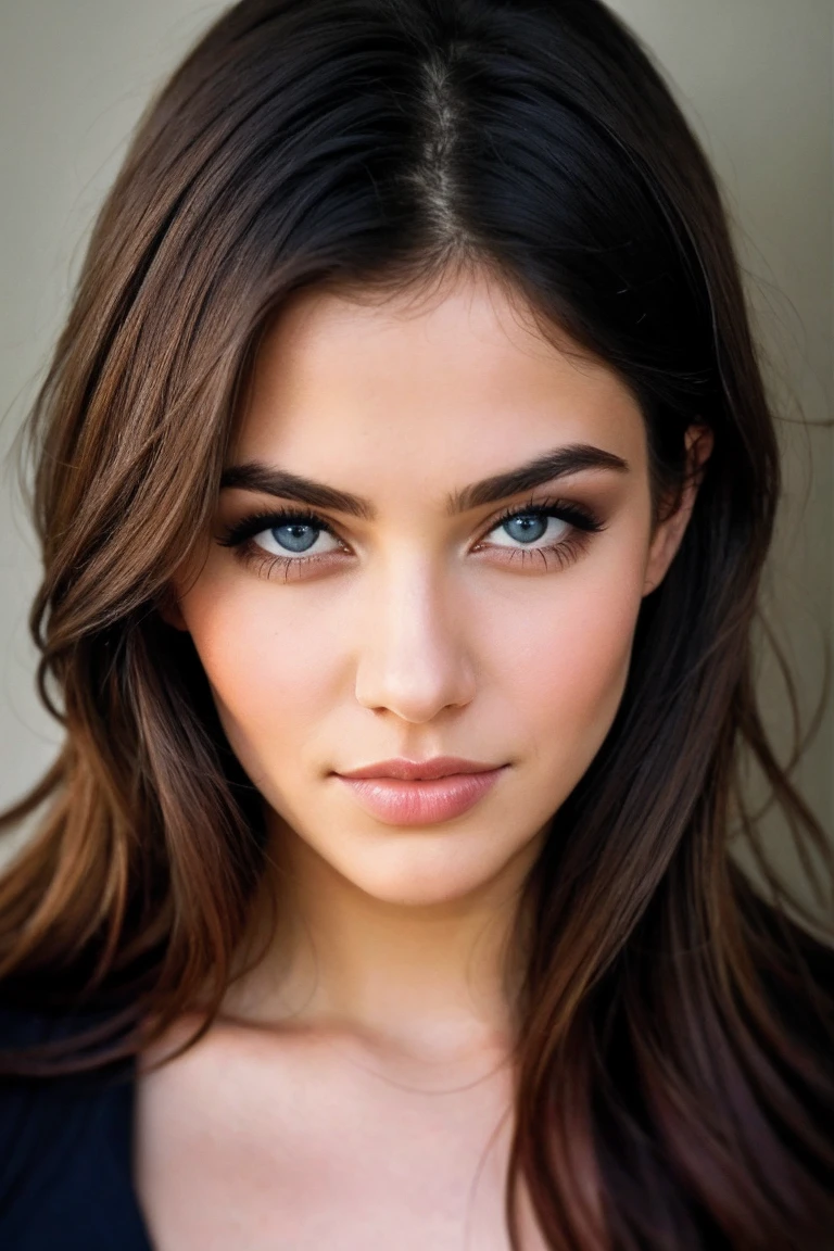 Curved woman, grosse potrine, gros fessier, beautiful face dark eyes