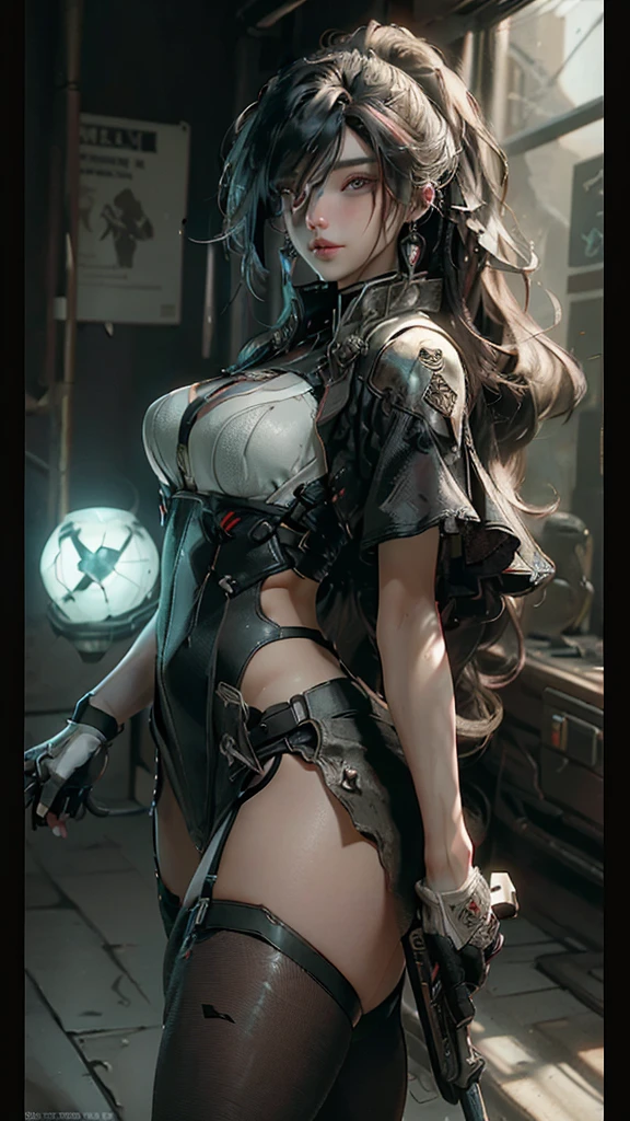 ((Best quality)), ((masterpiece)), (detailed:1.4), 3D, bearded man,an image of a handsome cyberpunk male, young man having beard, long legs, thick thighs, large wide hips, thin and narrow weist, big large feminine breasts, very small spikey boyish haircut,HDR (High Dynamic Range),Ray Tracing,NVIDIA RTX,Super-Resolution,Unreal 5,Subsurface scattering,PBR Texturing,Post-processing,Anisotropic Filtering,Depth-of-field,Maximum clarity and sharpness,Multi-layered textures,Albedo and Specular maps,Surface shading,Accurate simulation of light-material interaction,Perfect proportions,Octane Render,Two-tone lighting,Wide aperture,Low ISO,White balance,Rule of thirds,8K RAW,