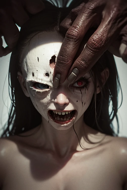 create an image that represents horror stories