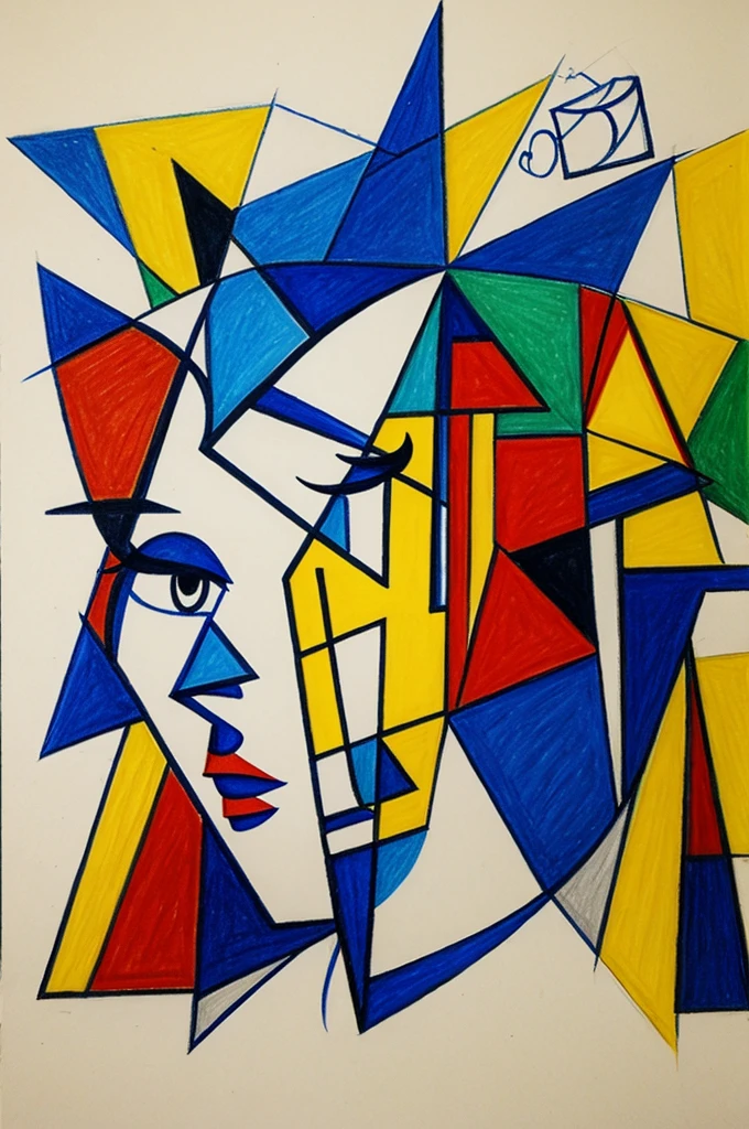 cubism drawing