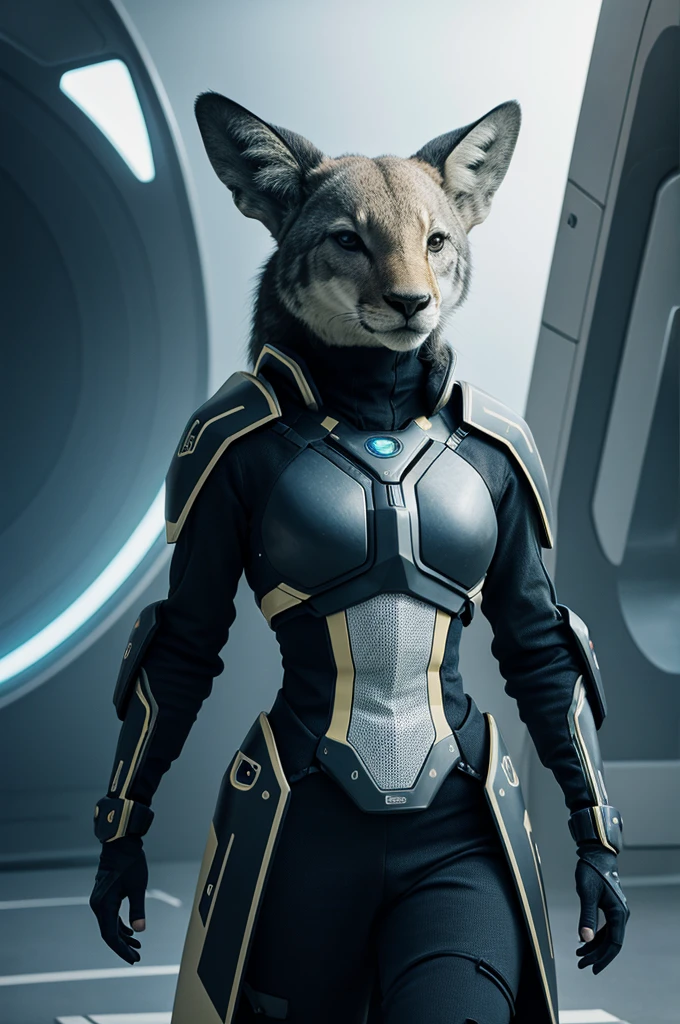 Design a futuristic wildlife