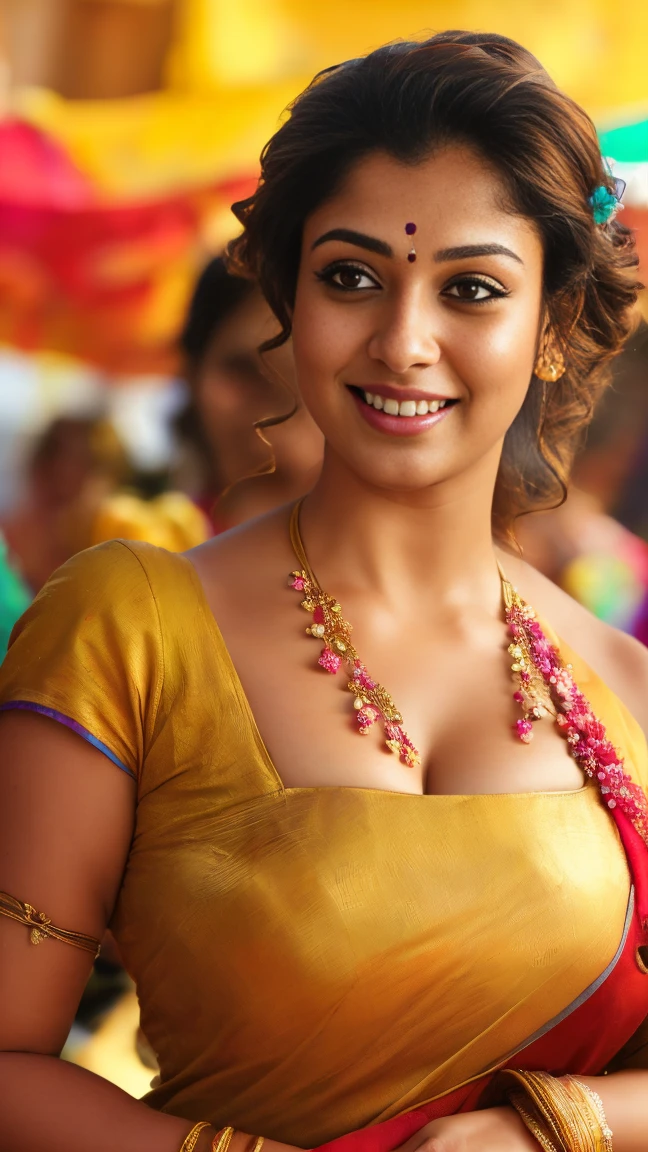 Outdoor image of 21yo in school school photo in school masterpiece, (photorealistic:1.7), best quality, beautiful lighting, Eleanor Latino Woman 20yo Old Big Breasts Plus Size Model random colour beautiful eyes extremely high Bun long extreme curly hair Lifts wearing Indian flowers ethnic enegance princess transparentsalwar kameez. Flowers on hair (Persian princess)),off shoulder ,bra, big wearing flower tiara on the head,from top view, (selfie), extreme close up photo of curvy Latina indian, hourglass figure, swooping breasts, sexy armpits, seducing on mountains, French braid hair, necklace, sultry, winking at viewer annoyingly, reddish pink lace bra and saree, night, (cinematic:1.3), intricate details, (Art Station:1.2),Tamil pretty girl, ultra realistic skin (best picture quality,4k,8k,high-definition,masterpiece:1.2),Ultra-detailed,(lifelike,lifelike,lifelike:1.37)。Indian festivaledium size breast, visible cleavage, indian traditional dress, visible cleavage, paint festival,holi paint:1.37.beautiful Indian girl,Colorful paint on face,Holi festival, brown eyes,exquisite gold jewelry,happy,long wavy brown hairs, hapiness,Contagious smile,Colorful indian saree costumes,colored nails,Holi paint on body,Splashes of colorful paint at events,holi celebration background,Color spray painting,Energetic movement,Dynamic and powerful abstract art,rich colors,propylene,Vivid rainbow hues,hapiness lively atmosphere,bright orange,Pink,Whimsical and dreamy,Spontaneous splashing,bold color contrast。hair bun