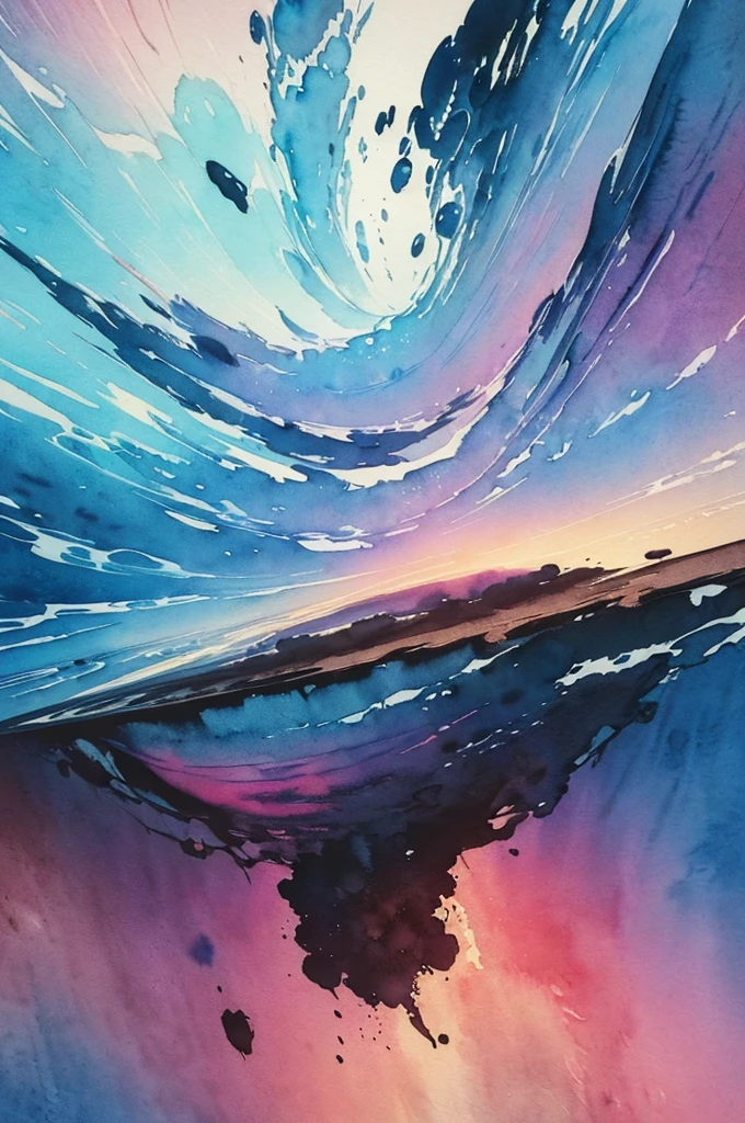 (((Ink and watercolor))),((Highest quality)), (masterpiece:1.5), (8k CG wallpaper), (A vast world of lies, False Sky, Real Girls, Abstract: 1.4),(masterpiece:1.3),(fluorescence, Complex, Surreal, Breathtakingly beautiful, can'can't believe it, quiet, Tranquility),(Highest quality),(Very detailedな, High resolution, Very detailed:1.5), One Girl, Silver Hair, blue eyes, Look to the side, Cool face, kimono, temporary, Ink Painting