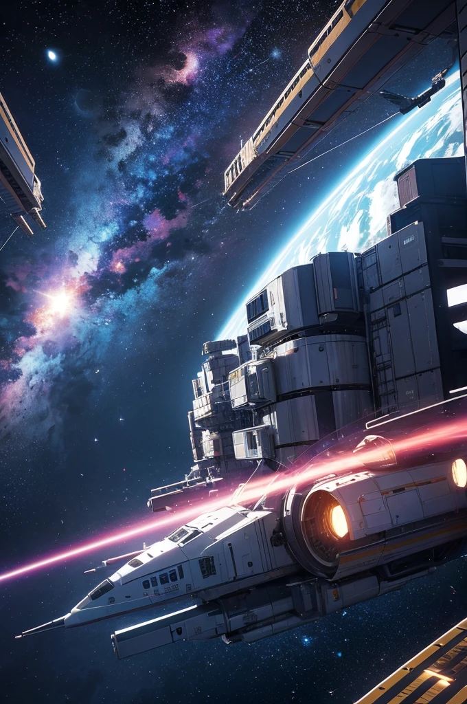 space station background
