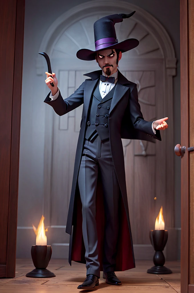 an evil magician obscure, dark, evil, bad, look evil