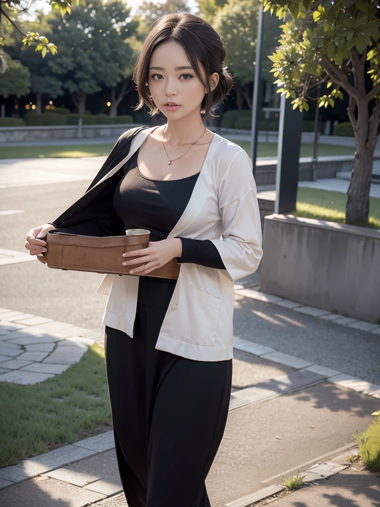 masterpiece, Highest quality, ((Shiobara)), 4K,8K,style,masterpiece, Creating Black Women, at night long charge, ((Super detailed)), Outdoor, night, nature, (performer, full moon), Shadow, Contrast, sunny, (style, (Film Grain: 1.3), (Warm shades, Warm Tones): 1.2), Cinematic Light, Side lighting, Ultra-high resolution, (The best shade), born, walk, poetry,