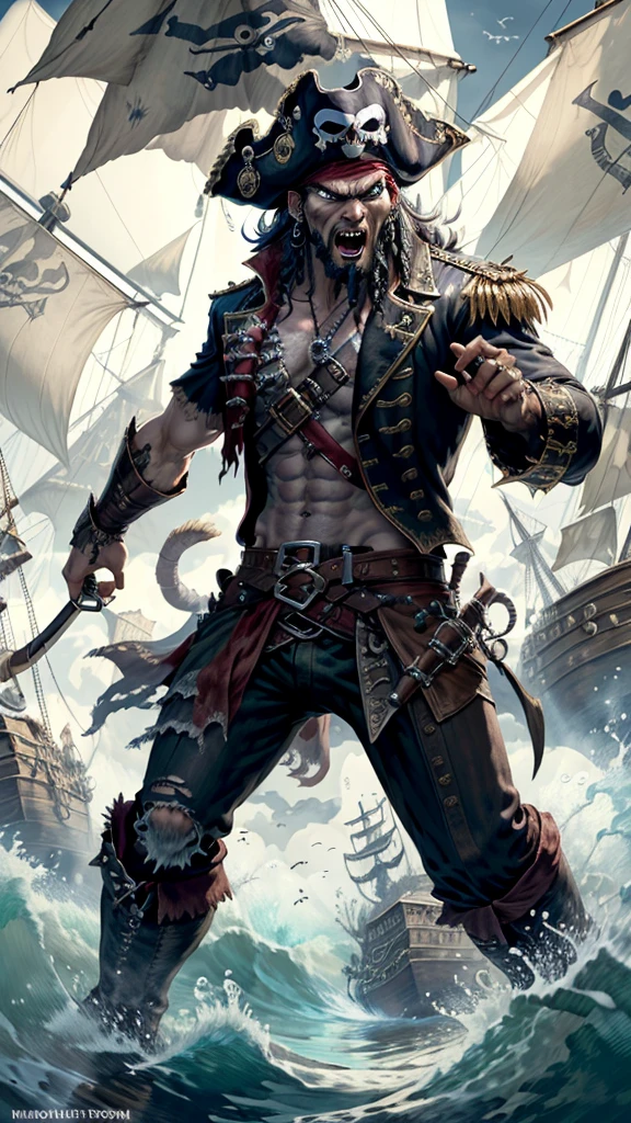 PiratePunkAI angry pirate