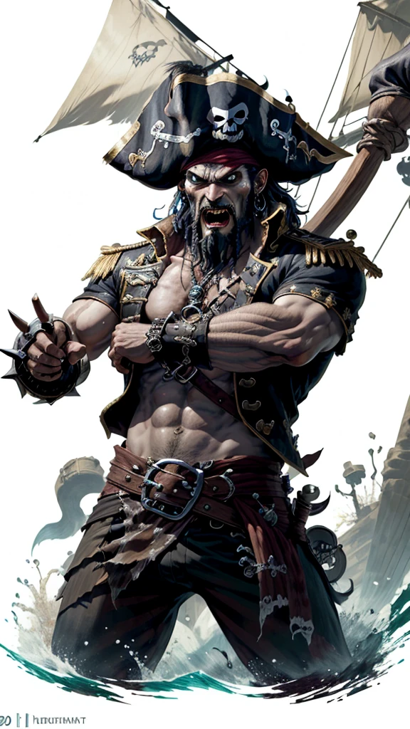 PiratePunkAI angry pirate