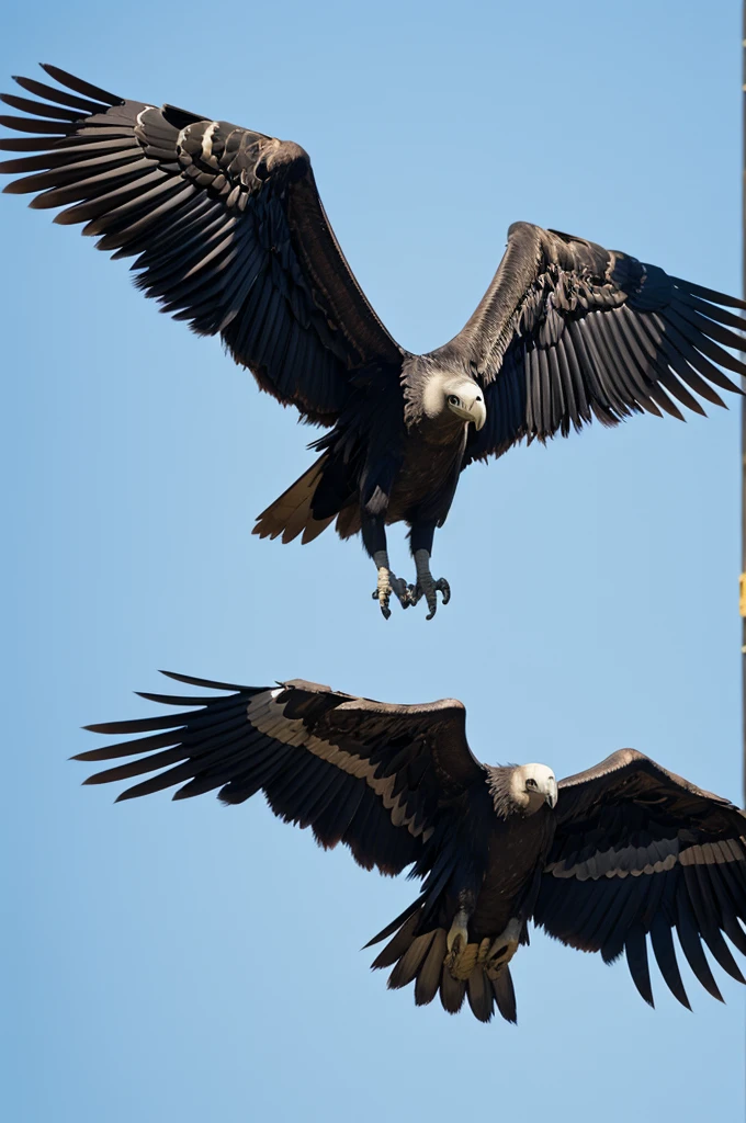 Aggressive vulture

