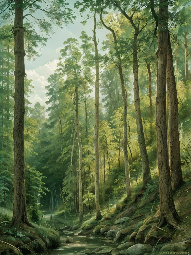 A peaceful and magical forest where nature thrives in harmony. Tall and ancient trees, rare flowers and crystal clear springs are common here. They say the angelic presence can be felt in every leaf and stone.