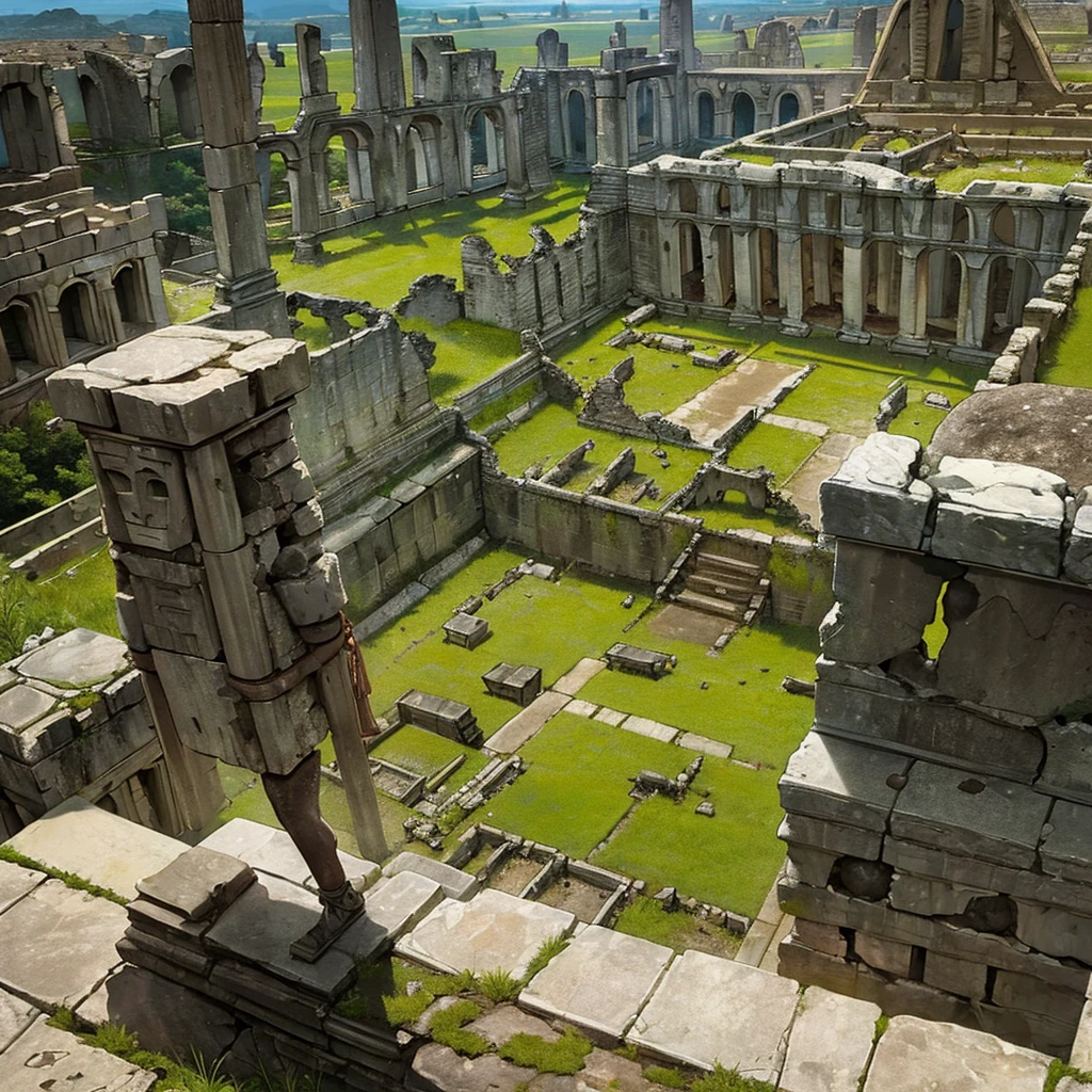 ((((No humans))))、Highest quality, Best Quality,((((Ancient ruins、rock))))