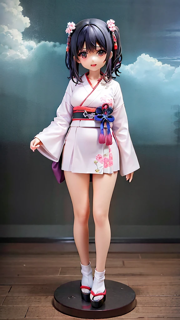 High-detail images　Japanese style cute girl　Full Body Shot　front　